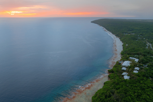 Aerial view Niue