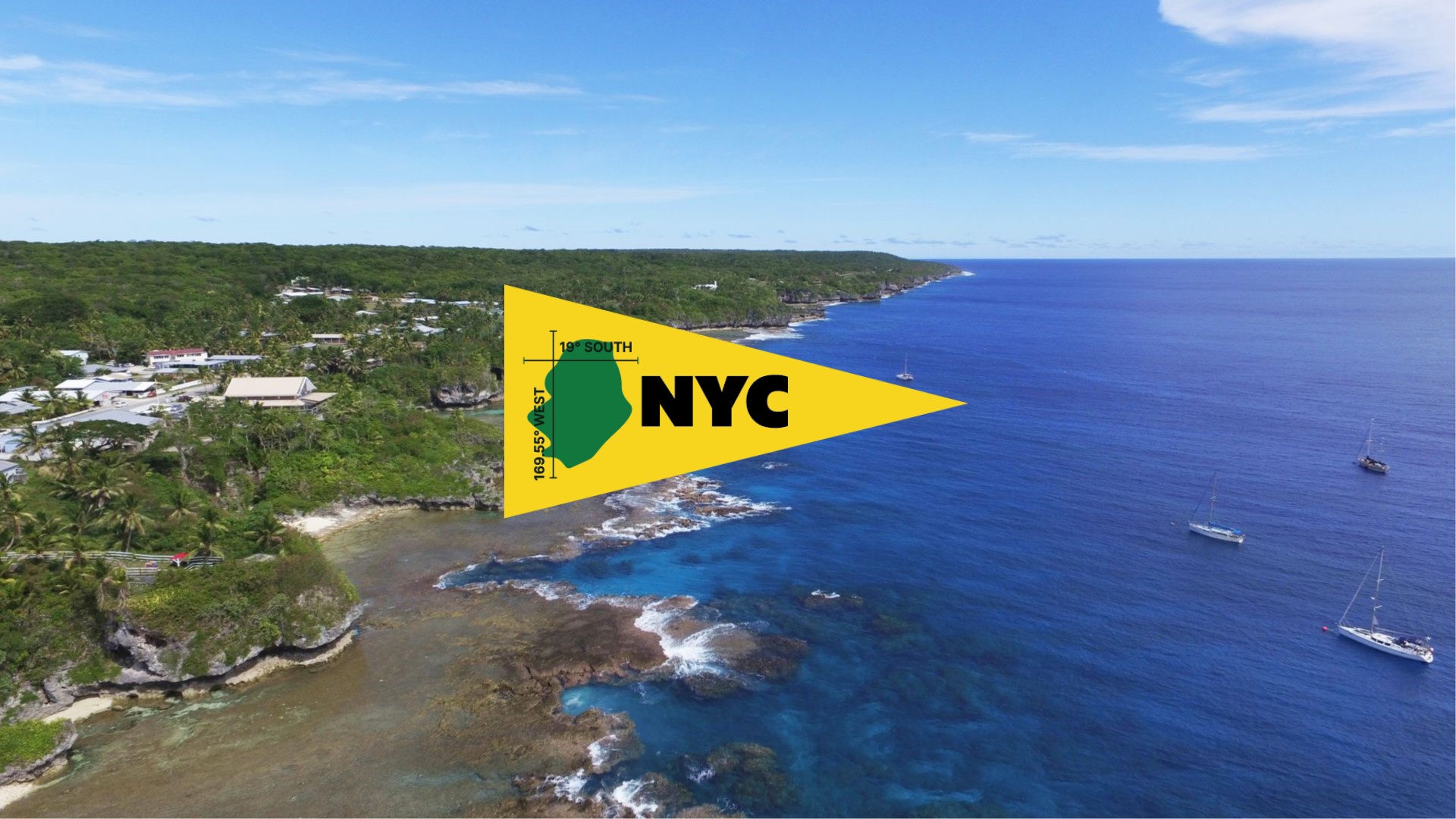 Ariel View of Moorings at Niue