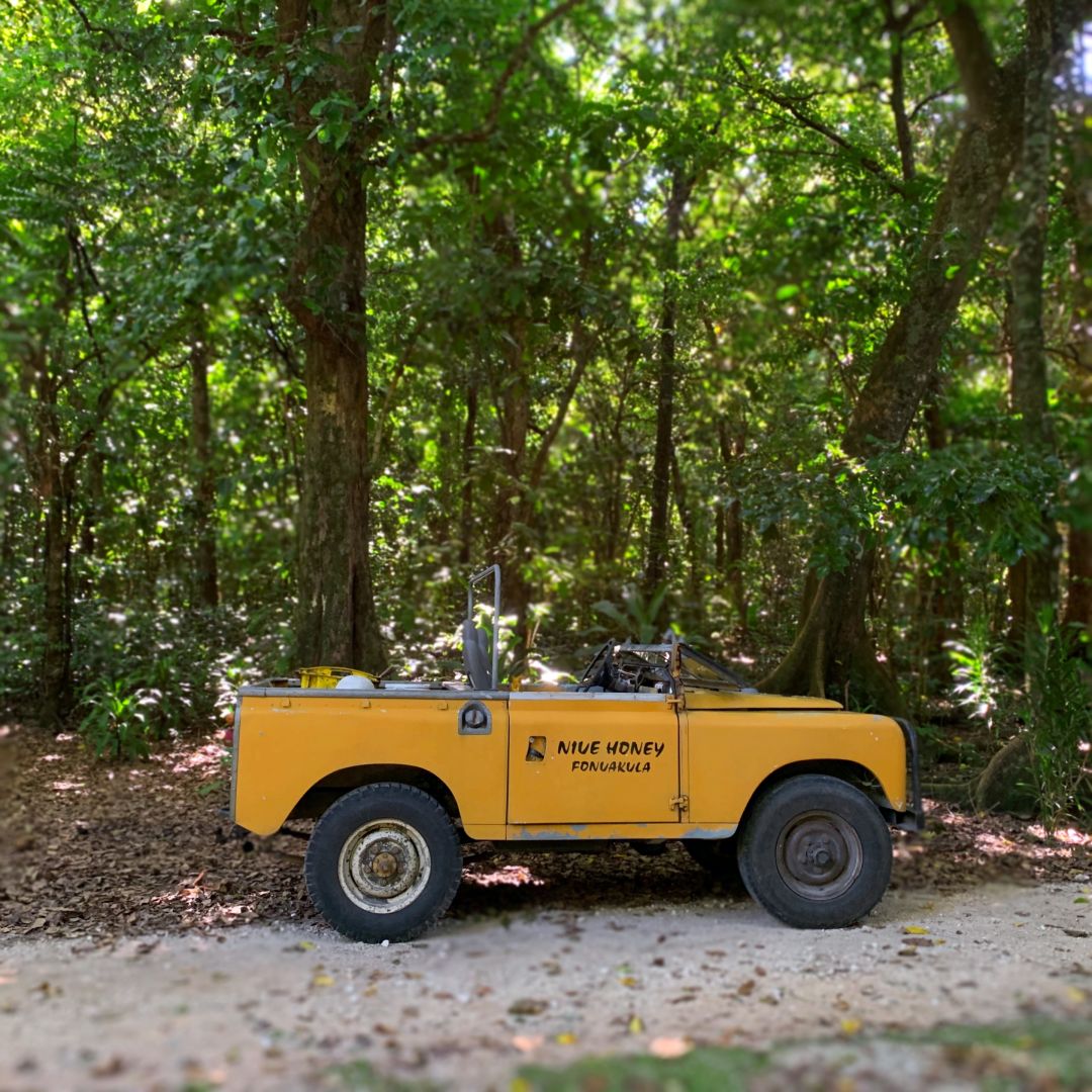 small yellow car