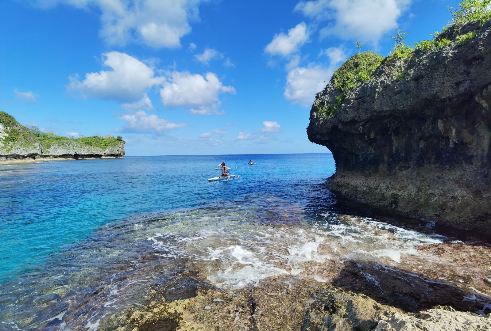 Rocky beach on Niue Island