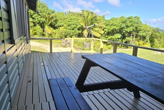 Patio of the accommodation Kaliki Lodge