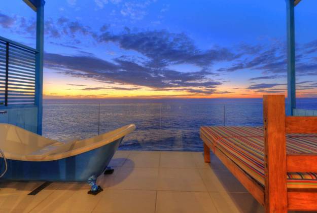 a boat sits on a deck